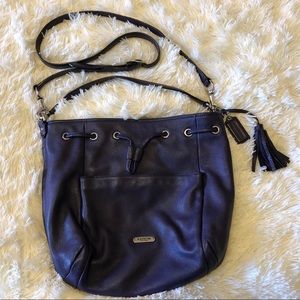 Coach crossbody drawstring bag F27003